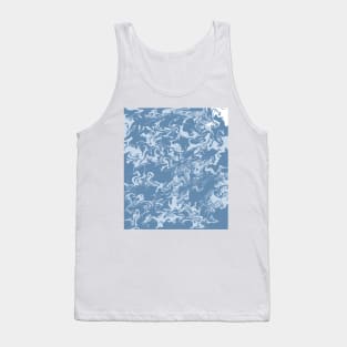 Water surface design blue Tank Top